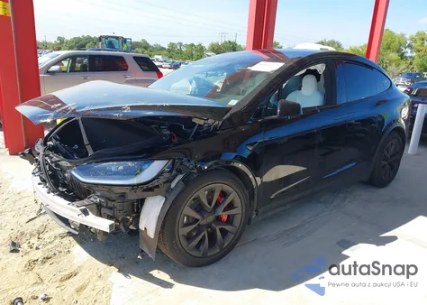 2025 Tesla Model X Plaid из США, поврежденный, VIN 7SAXCBE60SF462340